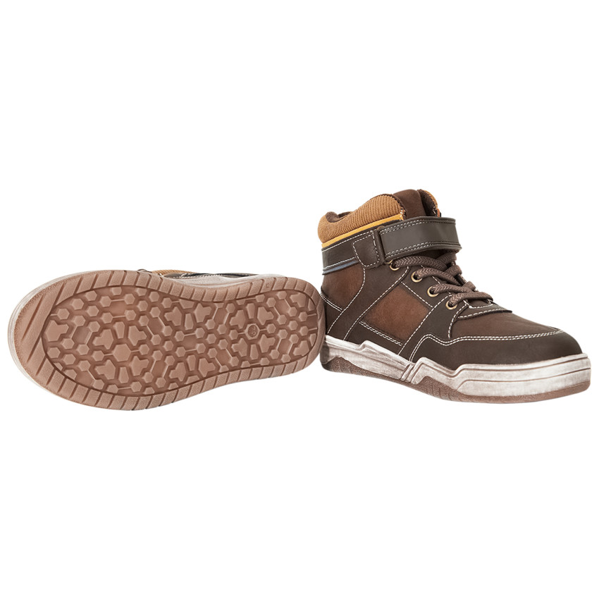 Botines con velcro y elásticos para niño 