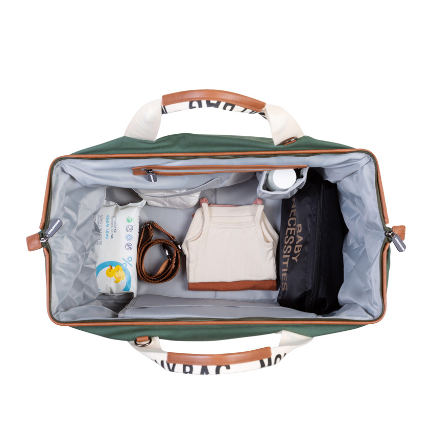 Sac à langer Mommy Bag Signature en toile - Vert  Additional Sac à langer Mommy Bag Signature en toile - Vert