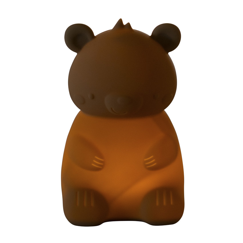 Veilleuse en silicone Ours beige 