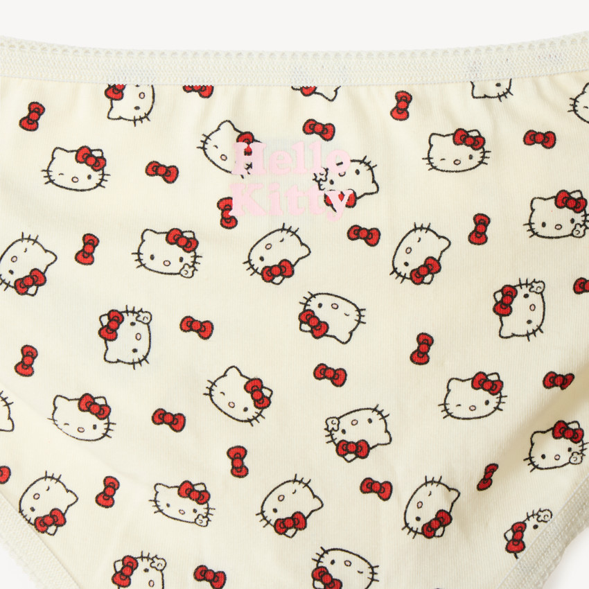 Pack de 3 braguitas niña con estampado de Hello Kitty 