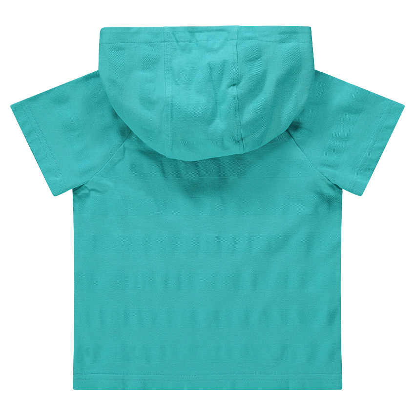 Camiseta de manga larga con capucha e inscripción bordada y bolsillo  Additional Camiseta de manga larga con capucha e inscripción bordada y bolsillo
