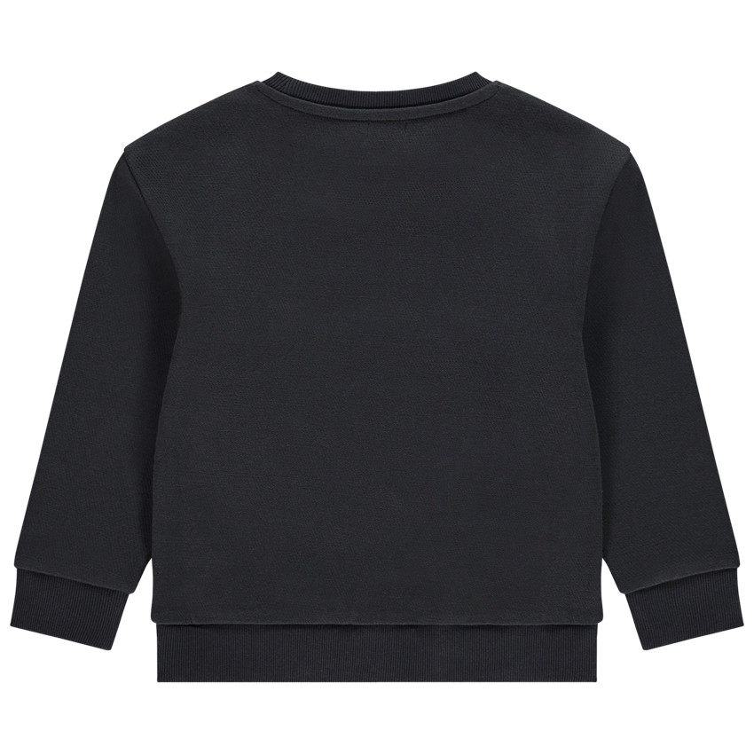 Sudadera de felpa con estampado de mensaje para niño 