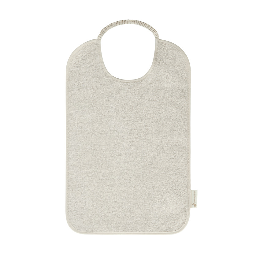 Lote de 3 baberos de toalla para colocar beige 