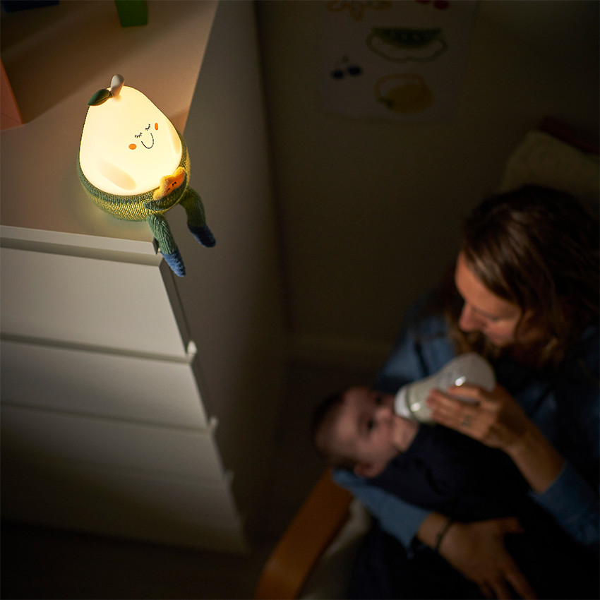 Veilleuse en silicone Bertille la poire 