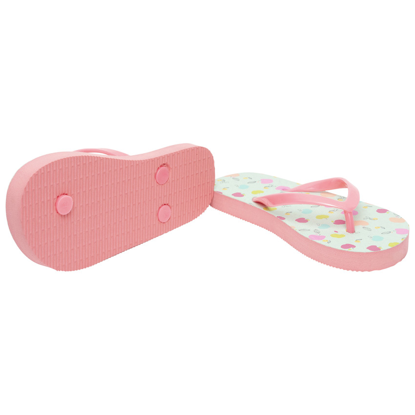 Tongs impresas de manzanas para niña con tira según la edad  Additional Tongs impresas de manzanas para niña con tira según la edad
