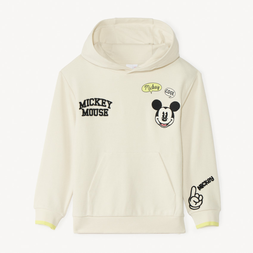 Sudadera con capucha de piqué Mickey Mouse para niño 