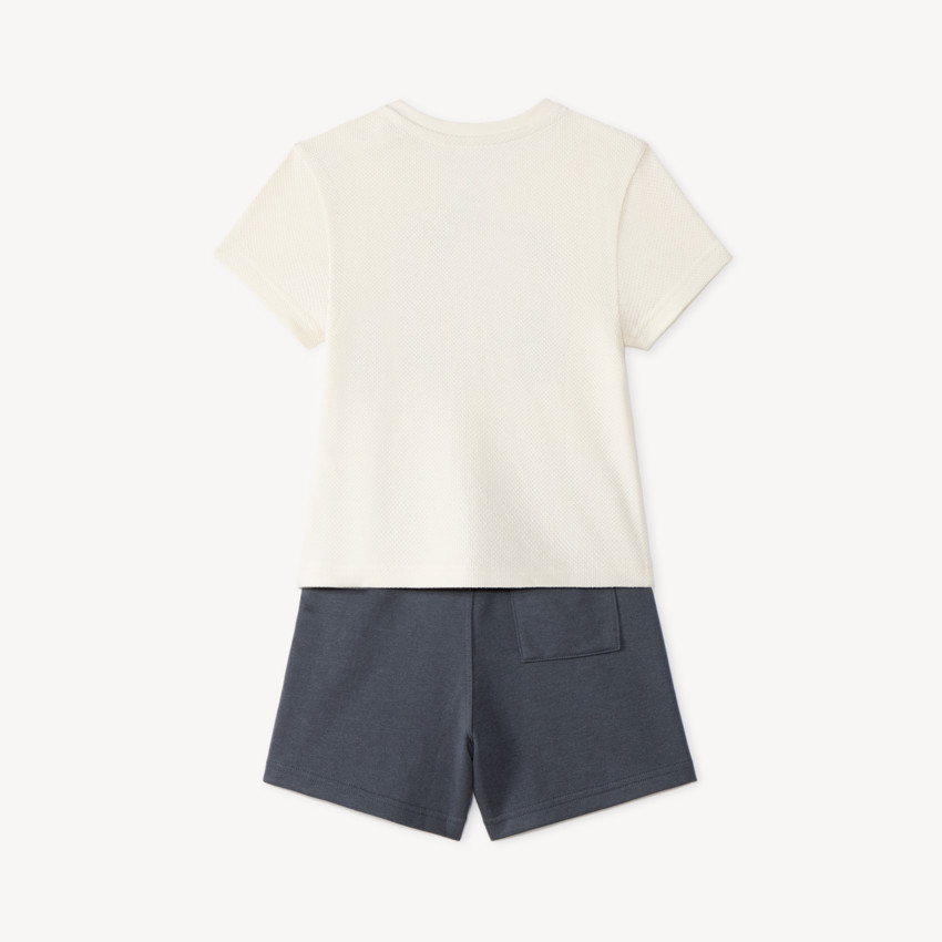 Conjunto de 2 piezas, camiseta + pantalón corto de la Patrulla Canina para bebé niño. 