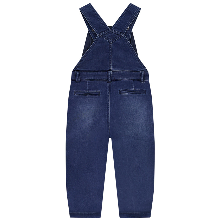 Pelele largo efecto denim para bebé niño 