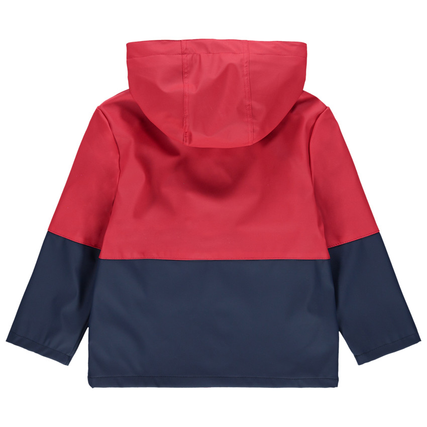 Cortavientos de goma bicolor con estampado de Spiderman 