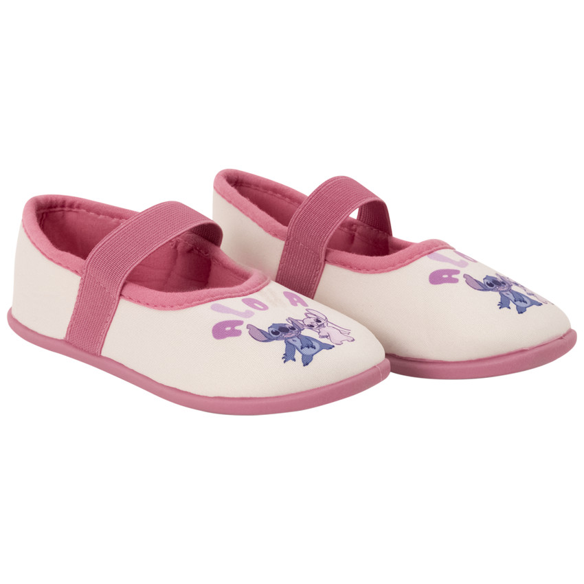 Zapatitos de bebé con estampado Stitch y Angel de Disney para niña 