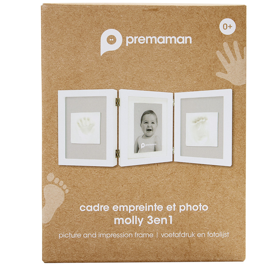 Marco de fotos con 2 huellas - Prémaman 