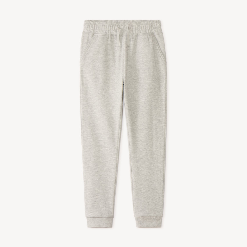 Pantalón de chándal niña de felpa lisa 