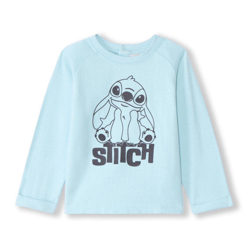 T-shirt manches longues Stitch Disney pour bébé garçon 
