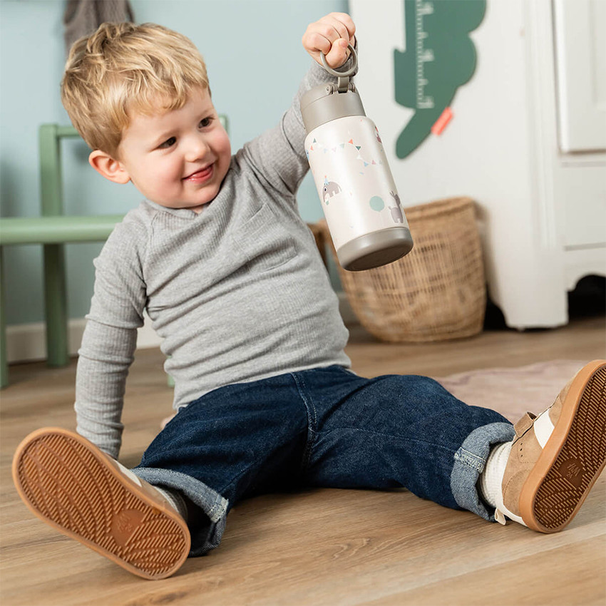 Botella térmica con pajita 340ml Playground Verde 