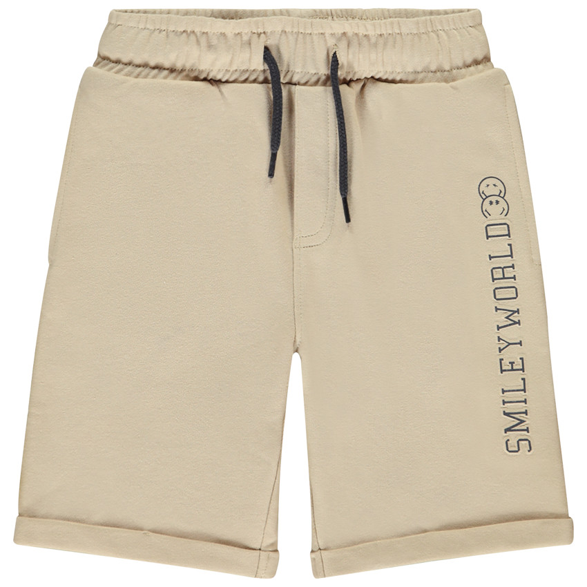 Bermuda de felpa con estampado en relieve SmileyWorld para niño 