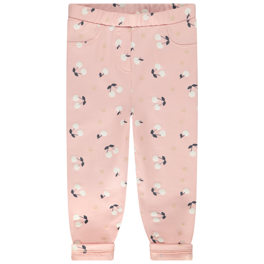 Jeggings de felpa estampados para niña 