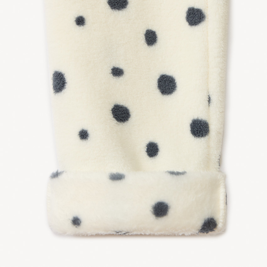 Conjunto pijama 2 piezas sherpa con gato fantasía para niña 