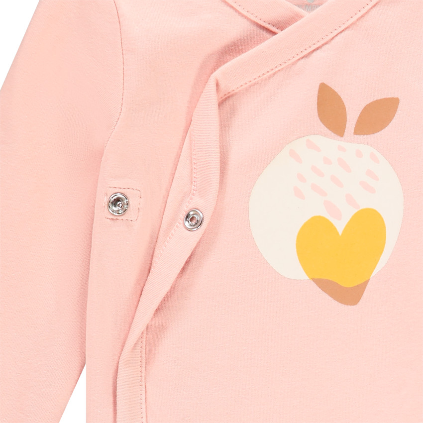 Pack de 7 bodies de manga larga de algodón para bebé niña 