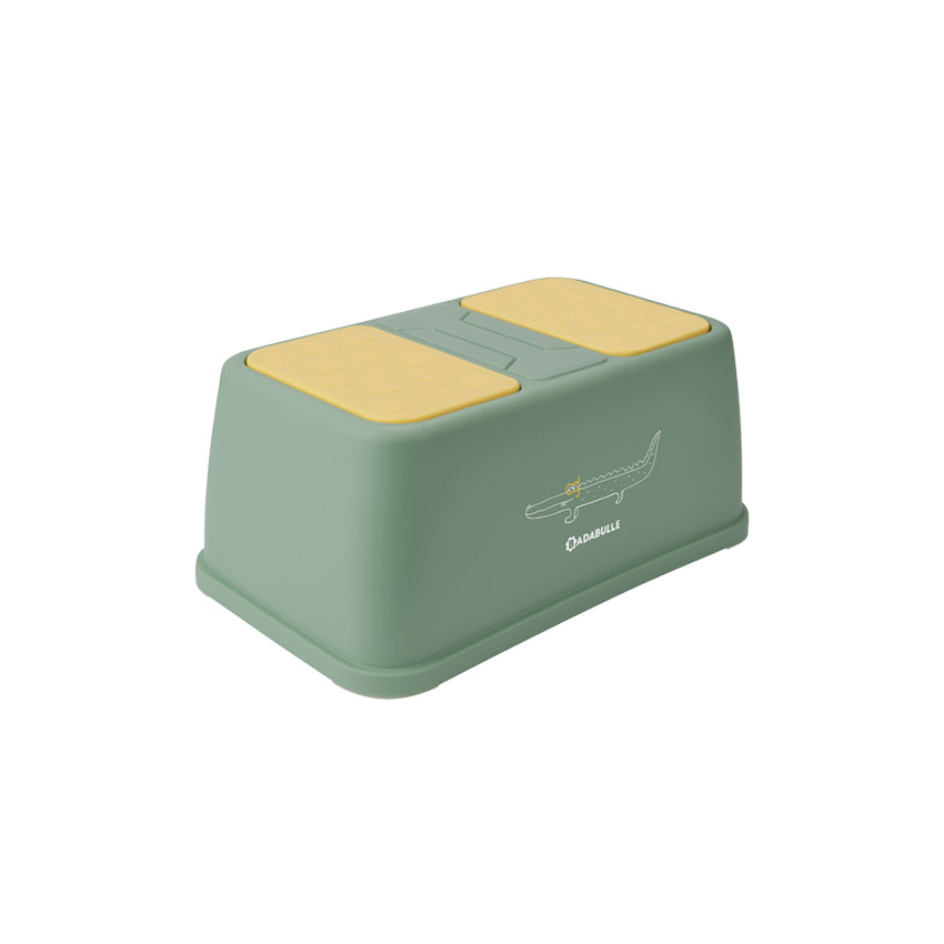 Escalón antideslizante Cocodrilo Verde y Amarillo 