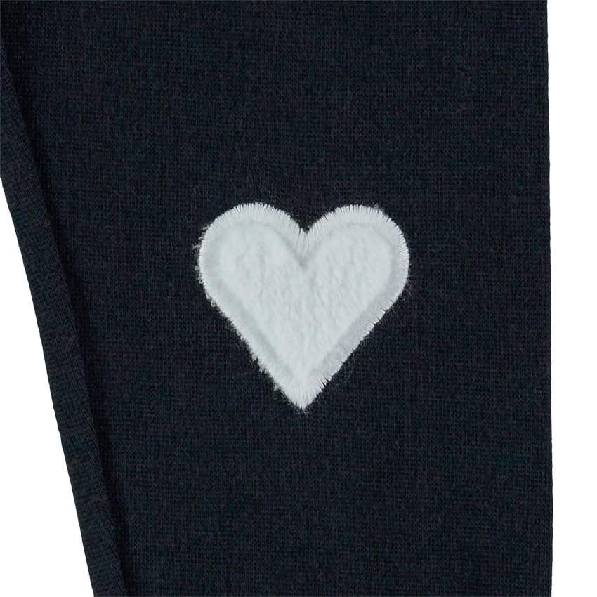 Conjunto de túnica con estampado de corazones, chaqueta de borreguillo y pantalón liso  Additional Conjunto de túnica con estampado de corazones, chaqueta de borreguillo y pantalón liso