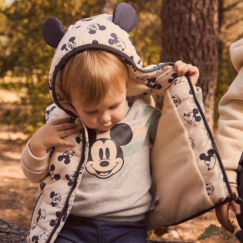 Doudoune sans manches ludique Mickey Disney pour bebe garcon Orchestra