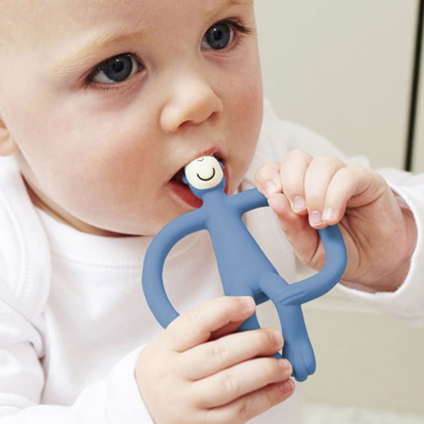 Anneau de dentition singe bleu 3M+ 