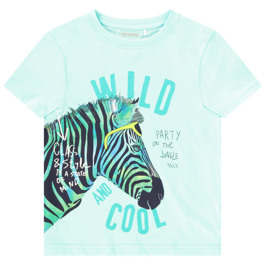 Camiseta manga corta print cebra  Additional Camiseta manga corta print cebra