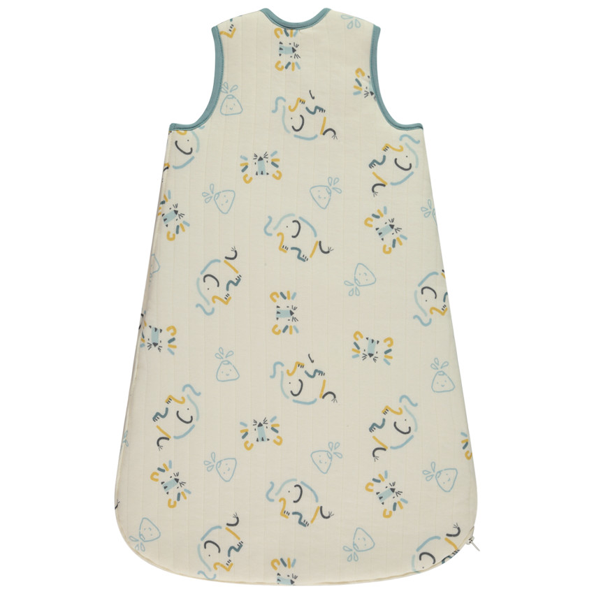 Saquito de dormir acolchado TOG 4 estampado elefantes para bebé niño 
