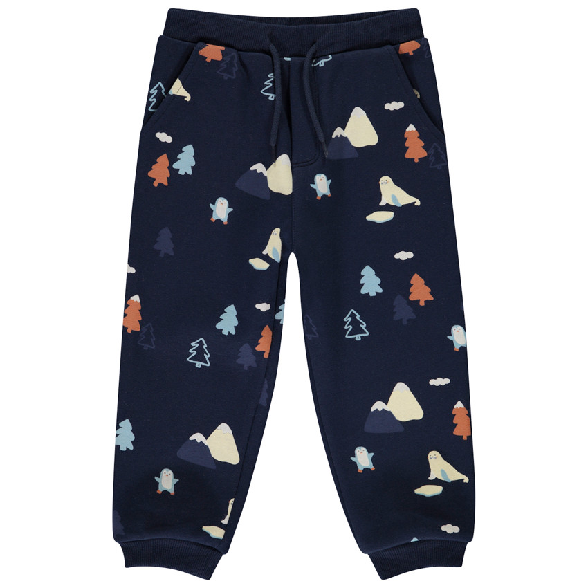Jogging de felpa estampado Ártico para bebé niño 