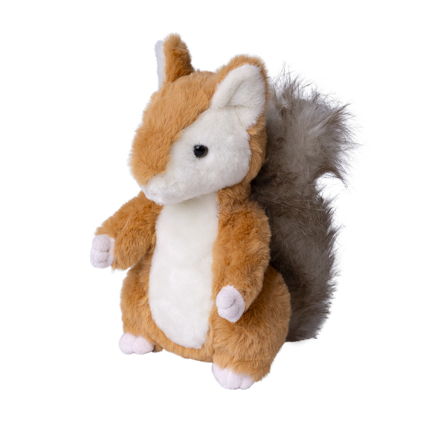 Peluche ardilla 25 cm marrón 