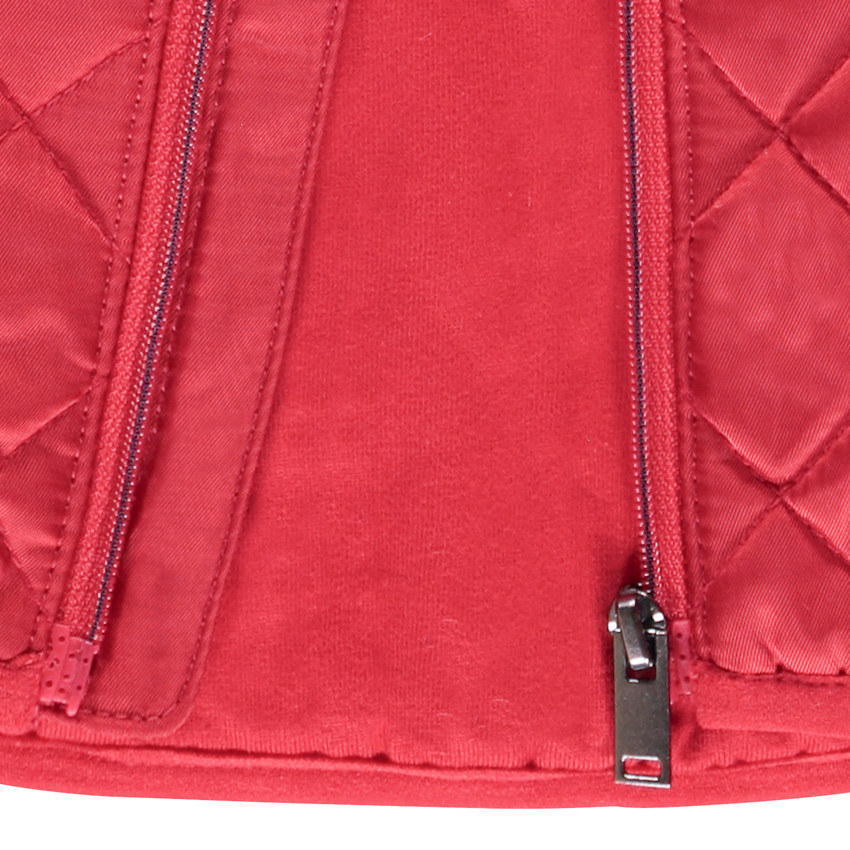 Plumífero sin mangas bicolor para bebé niño 