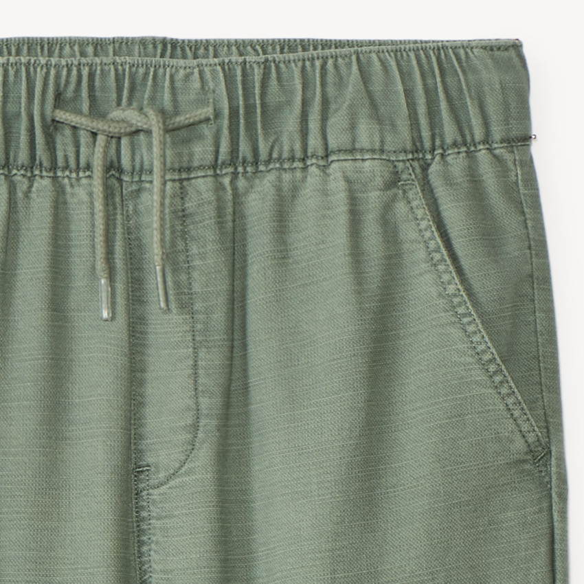 Pantalón cargo liso de tela niño 