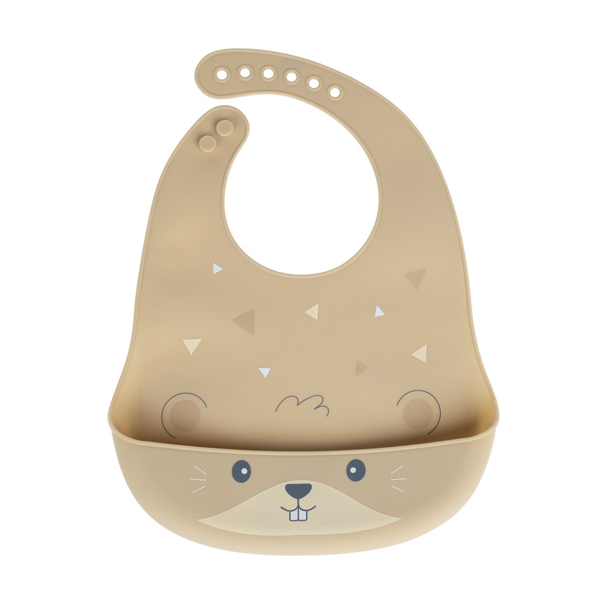 Biberón de silicona Sweet Beaver - Beige 