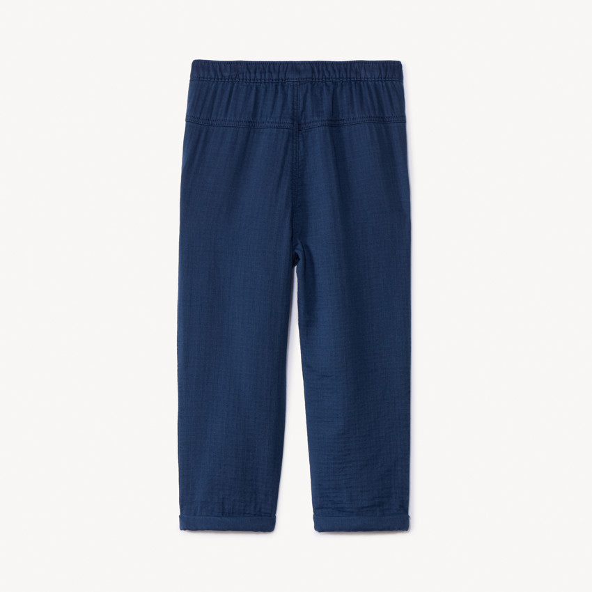 Pantalón liso de tela para bebé niño 