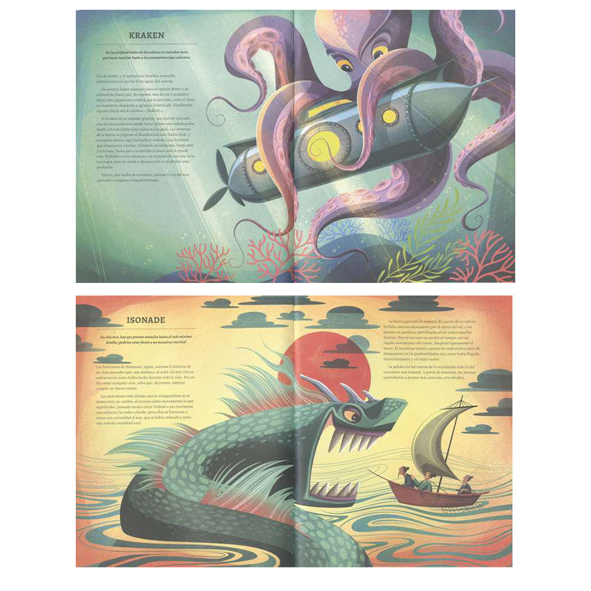 Libro animales mitológicos y otros seres fantásticos +7 años 