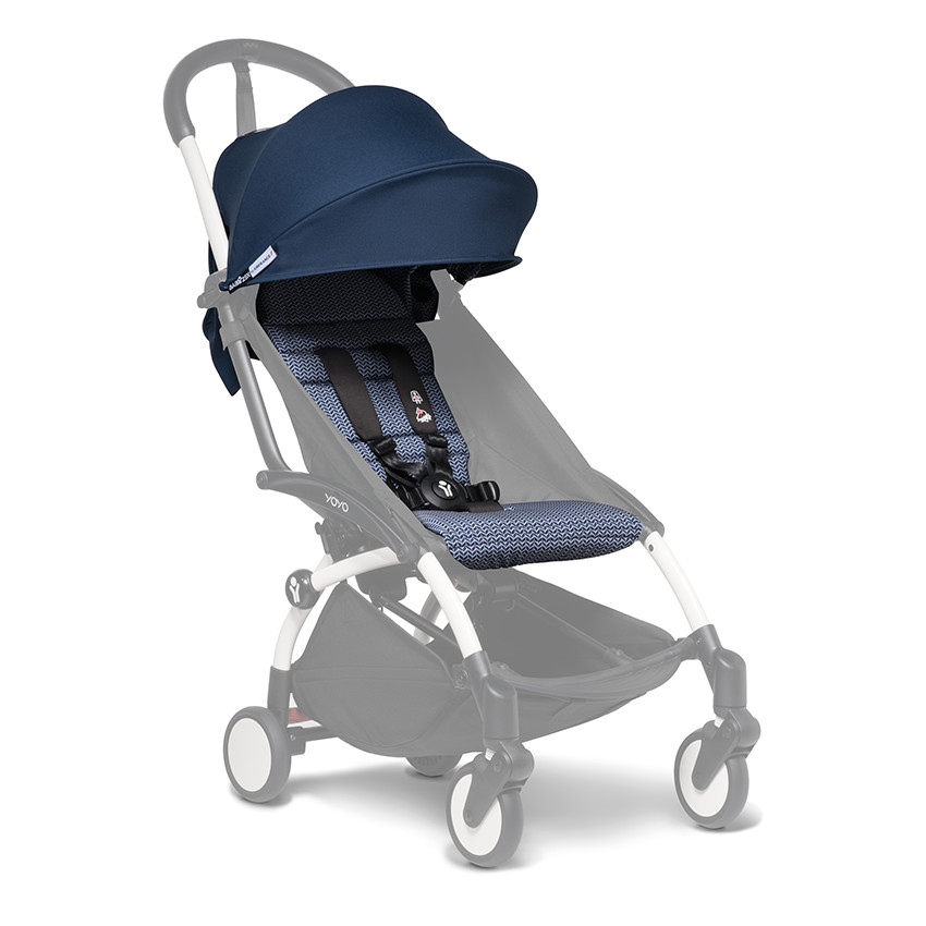 Pack textil 6+ para silla de paseo YOYO - Azul Air France 