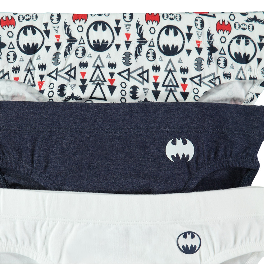 Lot de 3 slips en coton BATMAN 