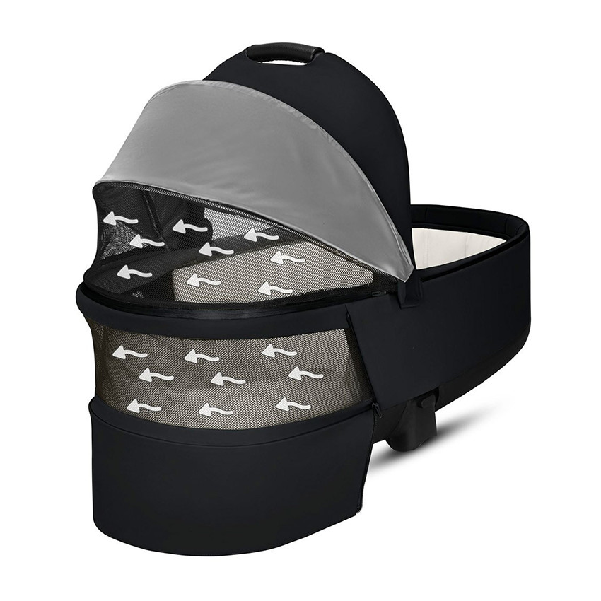 PRIAM Capazo Lux Soho Grey - Mid grey 