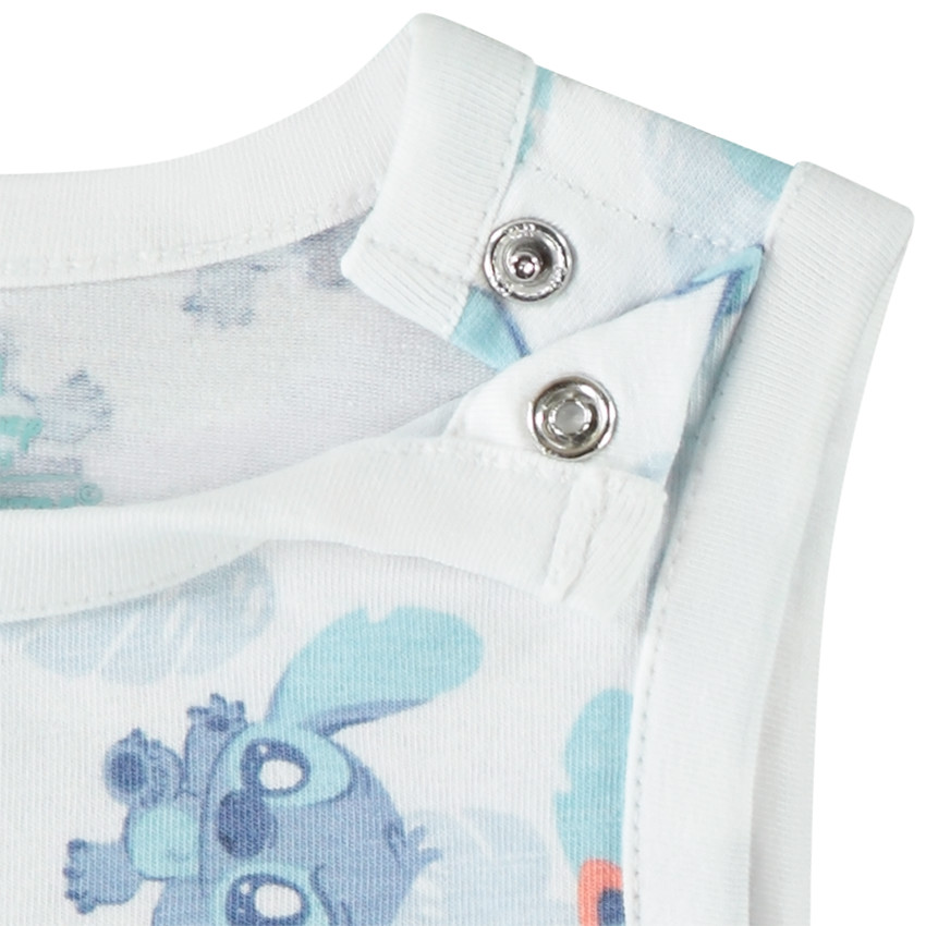 Lote de 3 Bodies sin mangas Stitch Disney para bebé niño 