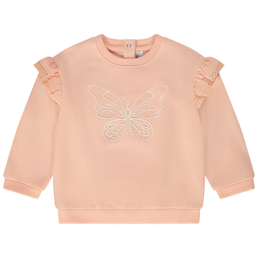 Sudadera oversize con bordado de mariposa para bebé niña  Additional Sudadera oversize con bordado de mariposa para bebé niña