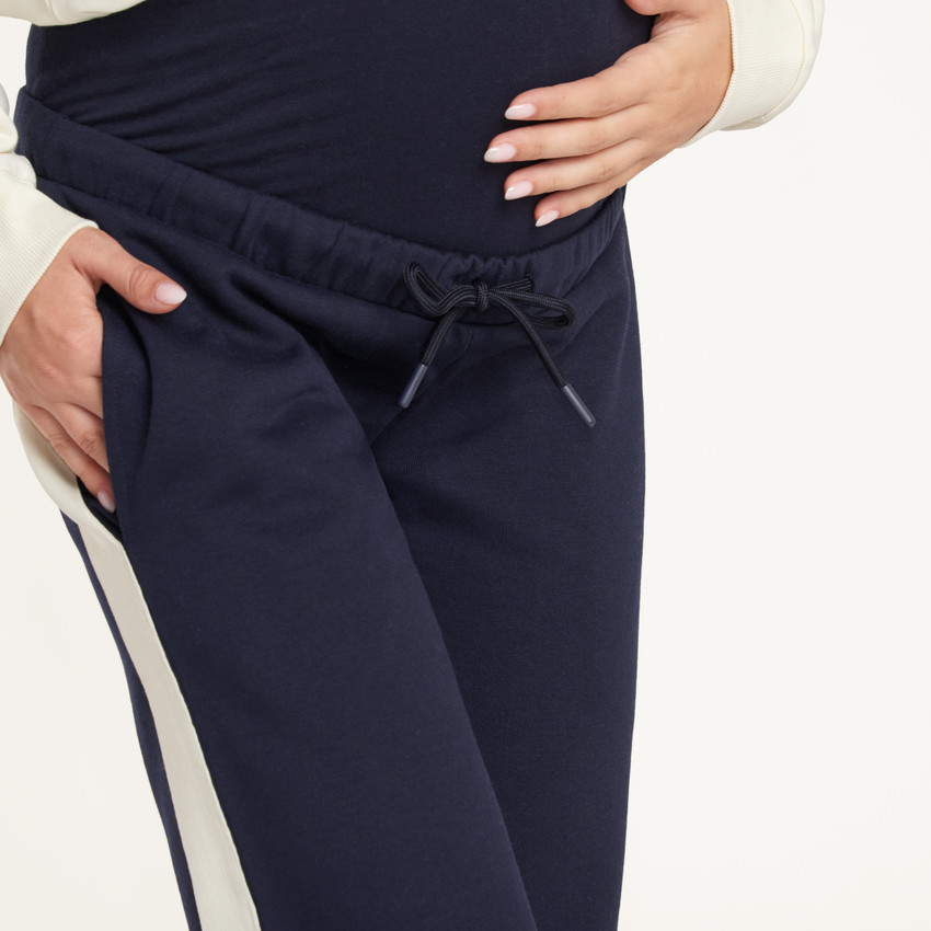 Pantalones de chándal para maternidad de felpa 