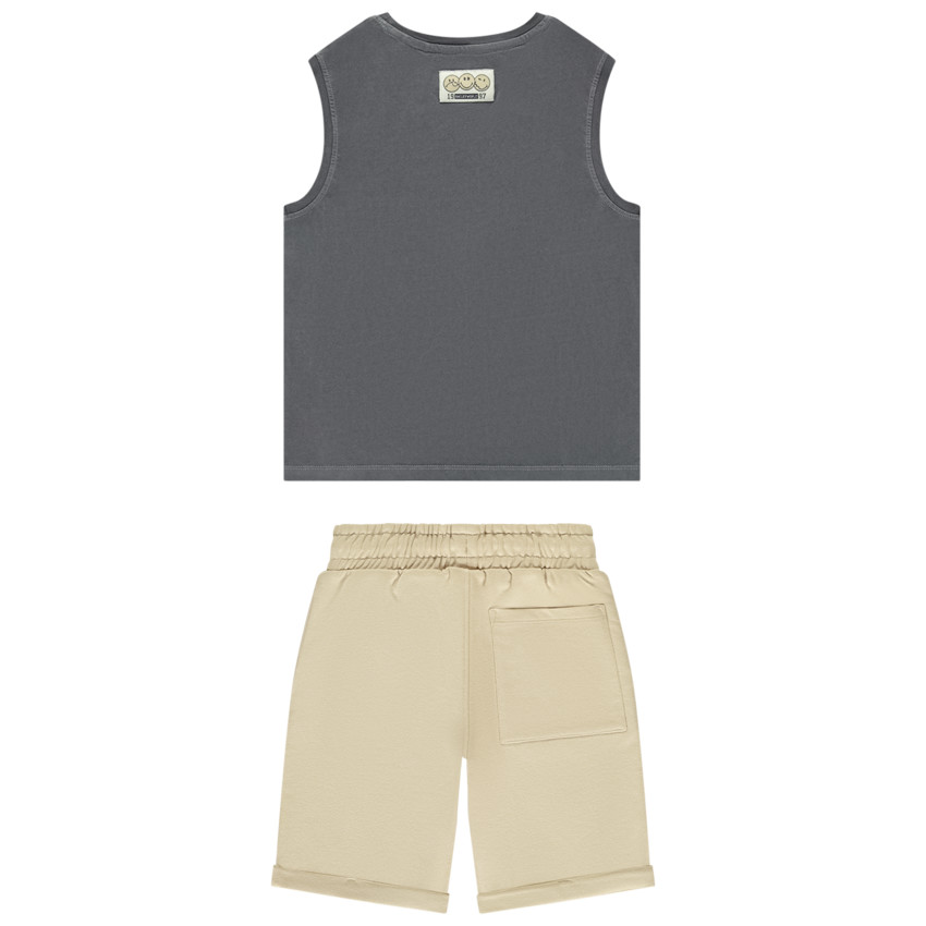 Conjunto de 2 piezas SmileyWorld con camiseta sin mangas para niño 