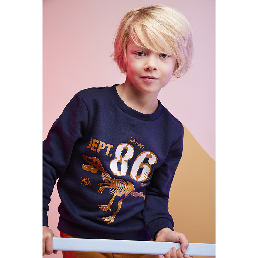 Conjunto de chándal de 2 piezas con estampado de T-rex para niño 