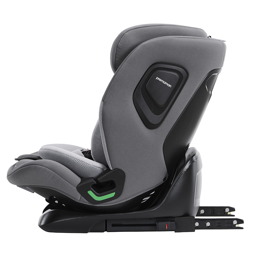 Silla de auto Isofix y i-Size 76-150 cm P-Way gris  Additional Silla de auto Isofix y i-Size 76-150 cm P-Way gris