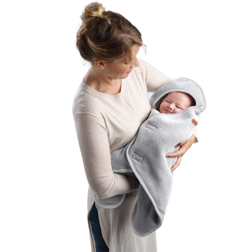 Chancelière Babynomade pour siège auto 0-6M Gris/Blanc 