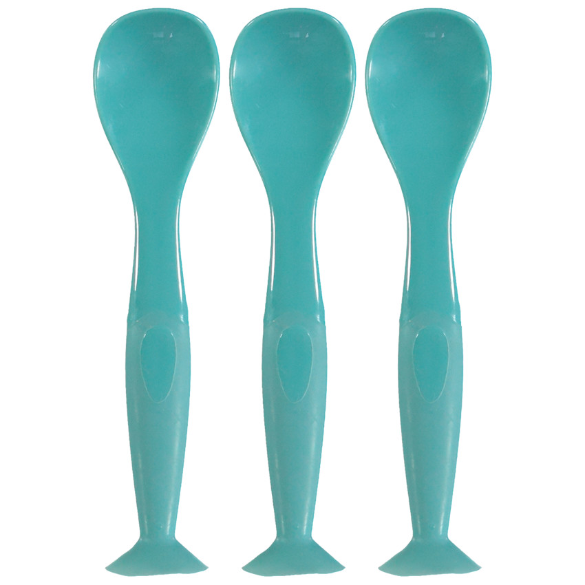 Set de 3 cucharas con ventosa Mix