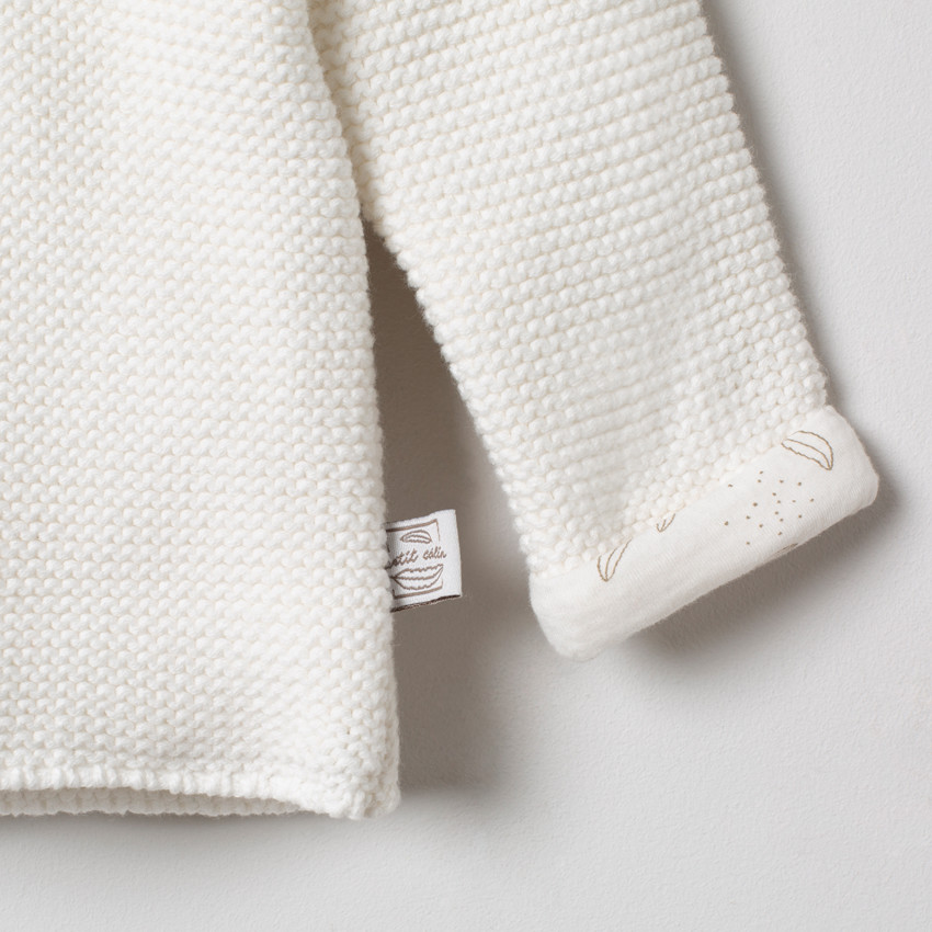 Chaleco con capucha de algodón con forro de jersey estampado para bebé  Additional Chaleco con capucha de algodón con forro de jersey estampado para bebé