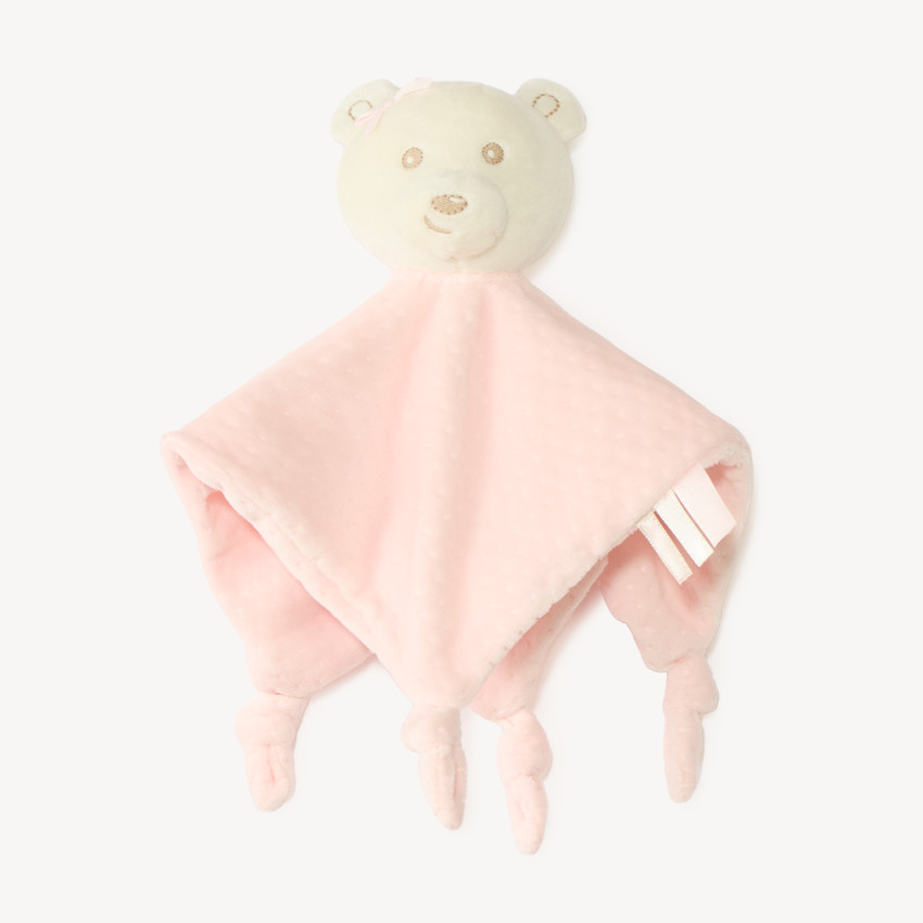 Pañuelo de peluche osito de terciopelo para niña bebé 