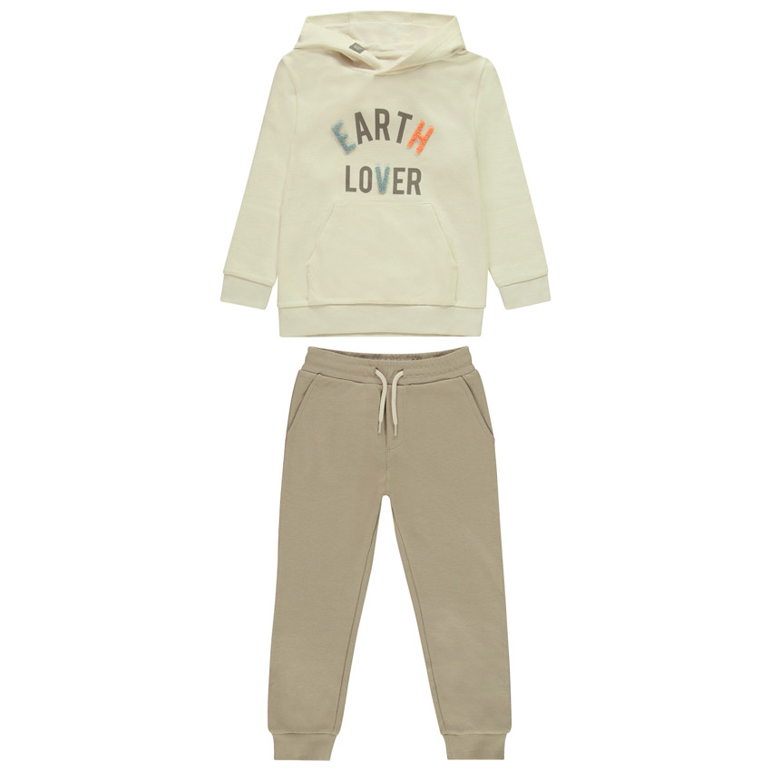 Conjunto de chándal con sudadera con capucha para niño 