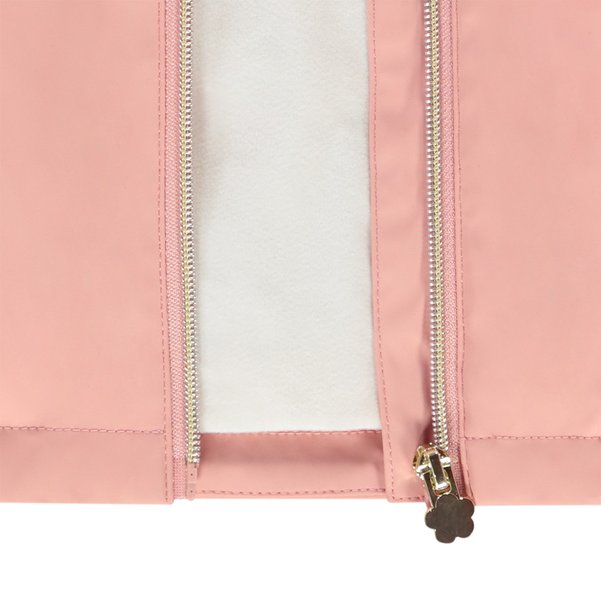 Parka gomme déperlante doublée sherpa pour bébé fille 